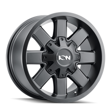 Load image into Gallery viewer, ION Type 141 17x9 / 5x114.3 BP / 18mm Offset / 87mm Hub Satin Black Wheel