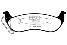 Cargar imagen en el visor de la galería, EBC 03+ Ford Crown Victoria 4.6 Redstuff Rear Brake Pads