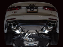 Cargar imagen en el visor de la galería, AWE Tuning 19-23 Audi C8 S6/S7 2.9T V6 AWD Touring Edition Exhaust - Chrome Silver Tips