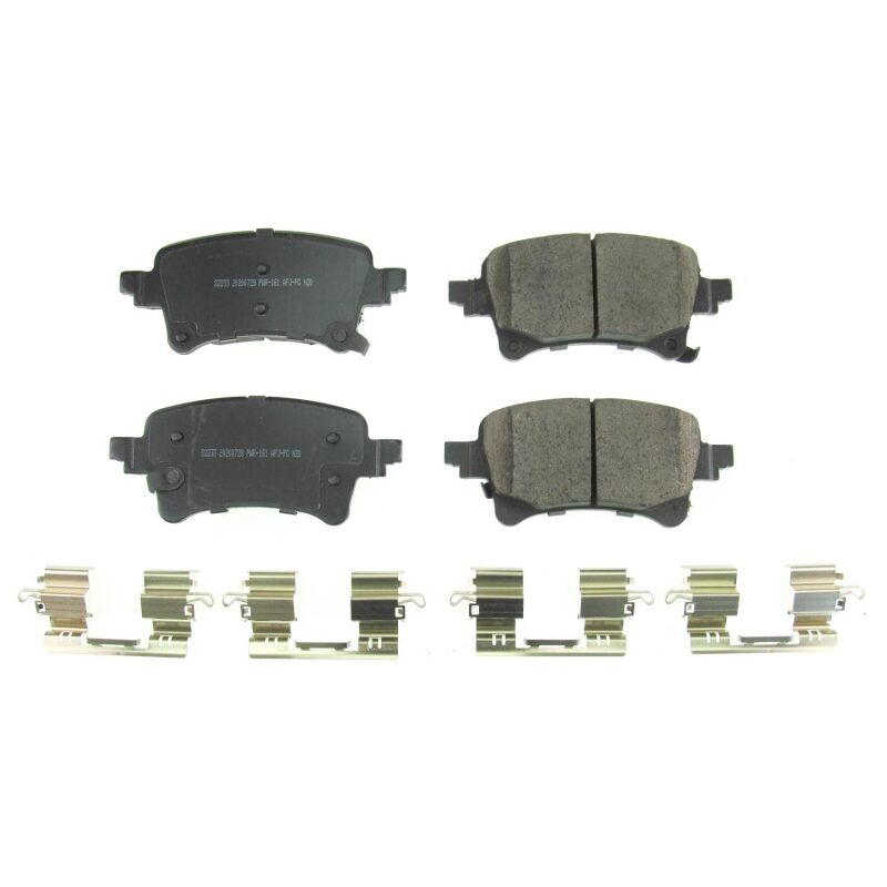 Power Stop 2020 Jeep Gladiator Rear Z17 Evolution Ceramic Brake Pads w/Hardware