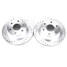 Cargar imagen en el visor de la galería, Power Stop 03-05 Chevrolet Astro Rear Evolution Drilled &amp; Slotted Rotors - Pair