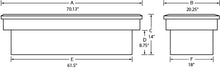 Cargar imagen en el visor de la galería, Lund 67-99 Chevy CK Ultima Single Lid Crossover Tool Box - Brite