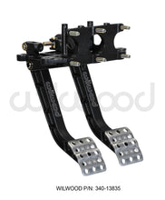 Cargar imagen en el visor de la galería, Wilwood Adjustable Dual Pedal - Brake / Clutch - Rev. Swing Mount - 5.1:1