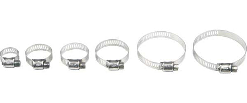 Helix Stainless Steel Hose Clamps 8-22MM 10/PK (111-6206)