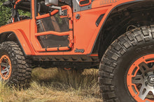 Cargar imagen en el visor de la galería, Rugged Ridge Rocker Guard Body Armor 18-20 Jeep Wrangler JL 2-Door