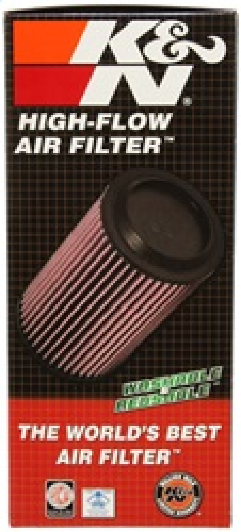 K&N High-Flow Replacement Air Filter — Fits 2008-2012 Chevrolet Express & GMC Savana 4.8L/6.0L V8