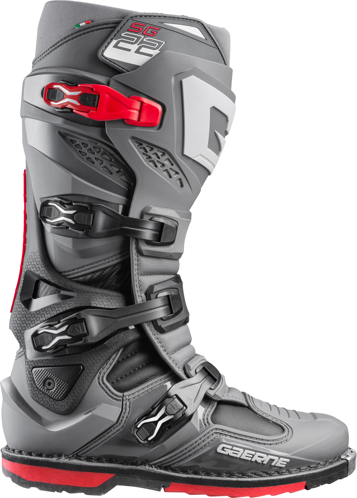 Gaerne SG22 Boots Anthracite/Black/RED SZ 09 (2262-007-09)