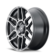 Load image into Gallery viewer, ION Type 146 20x9 / 8x170 BP / 0mm Offset / 125.2mm Hub Matte Black W/Machined Dart Tint Wheel