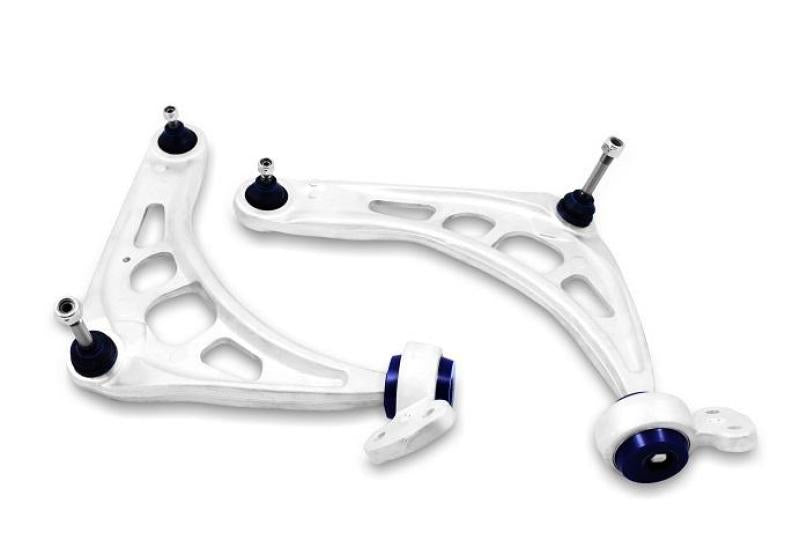 SuperPro 2000 BMW 323Ci Base Front Alloy Lower Control Arm Set (+Caster)