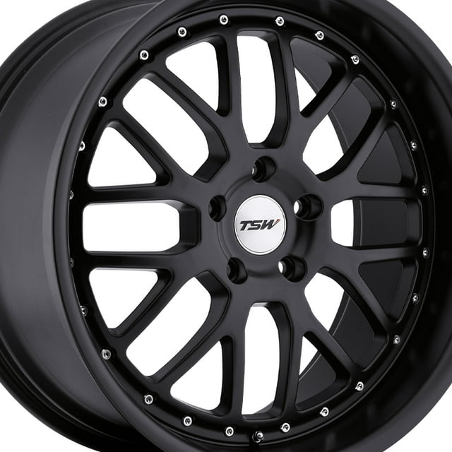 TSW Alloy Wheels TWVAL 18X8 5X100 M-BLK 32MM