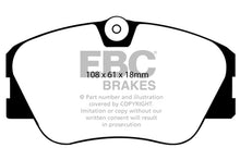 Cargar imagen en el visor de la galería, EBC 86-93 Mercedes-Benz 190/190E 2.3 16v Greenstuff Front Brake Pads