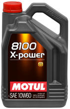 Cargar imagen en el visor de la galería, Motul 5L Synthetic Engine Oil 8100 10W60 X-Power