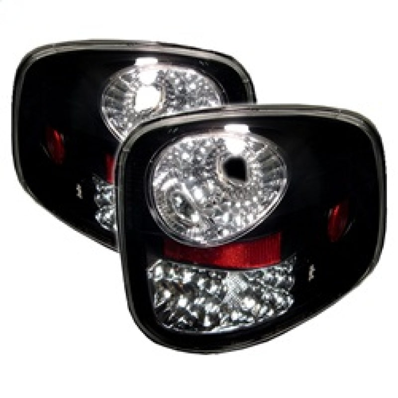 Luces traseras LED Spyder Ford F150 Flareside 97-03 negras ALT-YD-FF15097FS-LED-BK