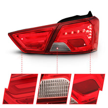 Cargar imagen en el visor de la galería, ANZO 14-18 Chevrolet Impala LED Taillights Red/Clear