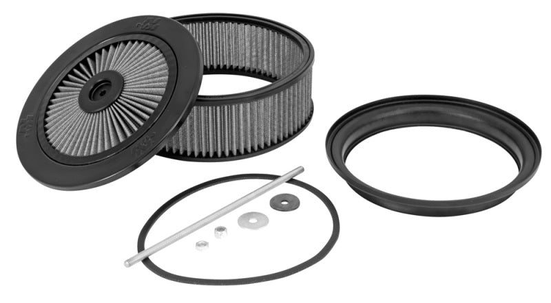 K&N X-Stream Top Air Filter Assembly 9in OD / 7.313in Neck Flange / 3in H