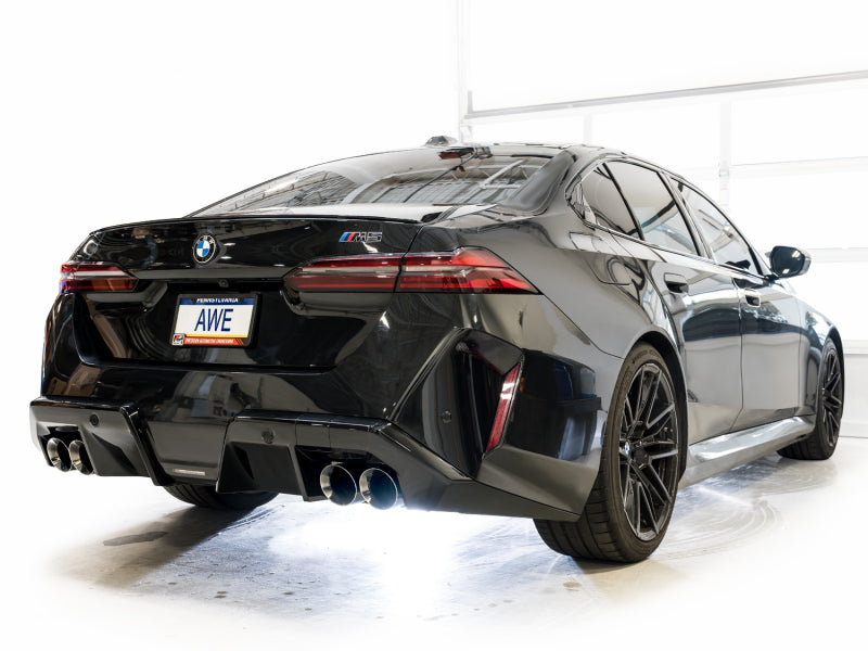 AWE BMW G90/G99 M5 Touring Edition Catback Exhaust - Chrome Silver Tips