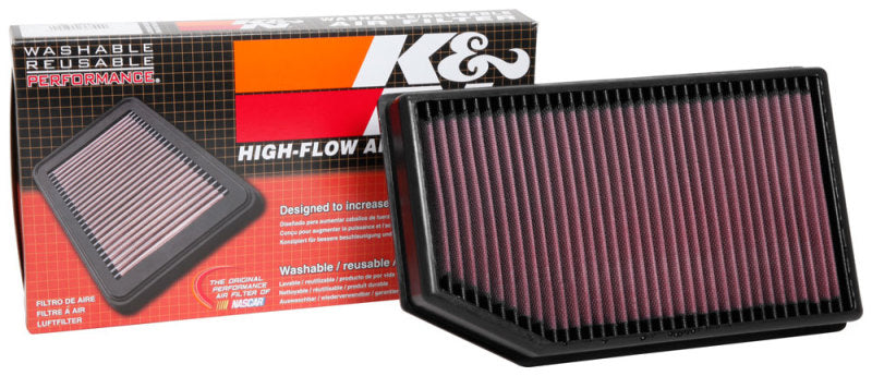 K&N 33-5076 Drop-In Air Filter — Fits 2018-2024 Jeep Wrangler & Gladiator