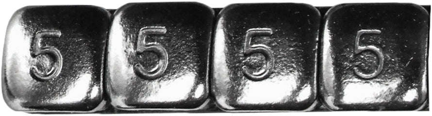 K&L Wheel Weights 5 Gram Chrome 360 Piece/BOX (32-3499)