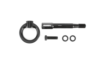 Perrin Performance Front Tow Hook Kit - Flat Black — Fits 2018-2021 WRX/STI, 2013-2020 BRZ, 2017-2020 Toyota 86