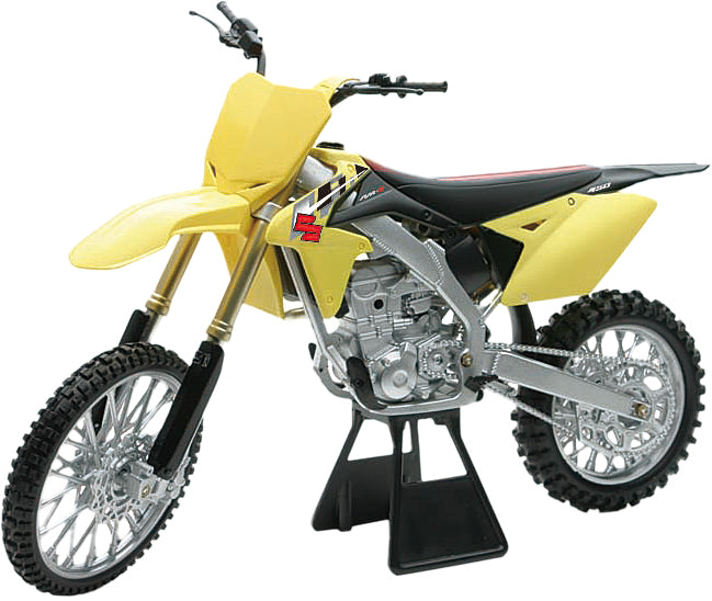 NEW-RAY Replica 1:6 Race Bike 14 Suzuki RMZ450 Yellow (49473)