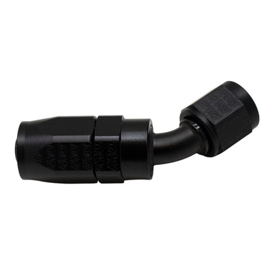 DeatschWerks 6AN 45-Degree Swivel Hose End CPE - Matte Black