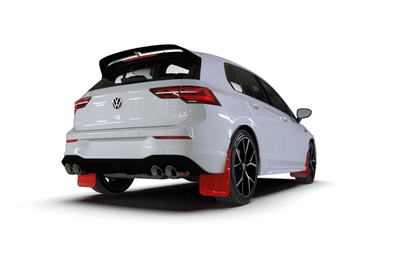 Rally Armor 2022 MK8 Volkswagen Golf GTI/R Black UR Mud Flap w/ Gray Logo