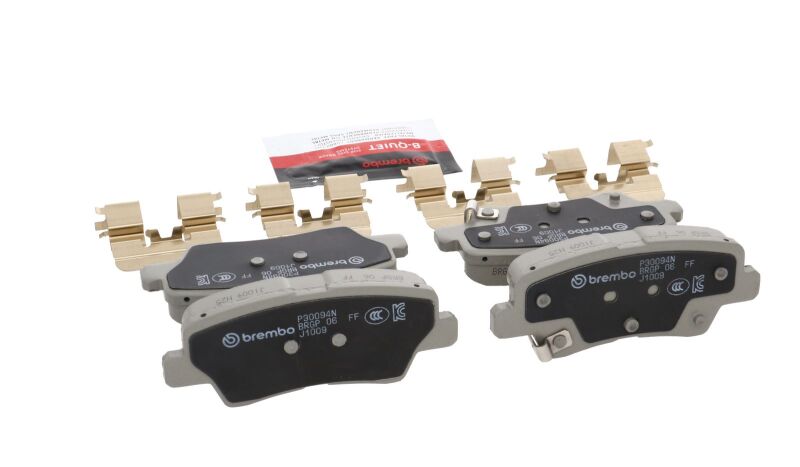 Brembo OE 2017 Hyundai Elantra/18-22 Ioniq/18-19 Sonata/16-17 Veloster Ceramic Brake Pad - Rear