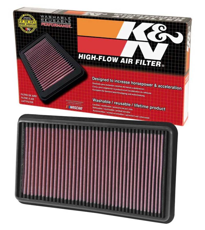 K&N 33-5025 Replacement Drop-In Air Filter — Fits 15-17 Chrysler 200 2.4L L4