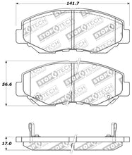 Cargar imagen en el visor de la galería, StopTech Performance 03-10 Honda Accord / 02-06 CR-V / 03-08 Pilot Front Brake Pads