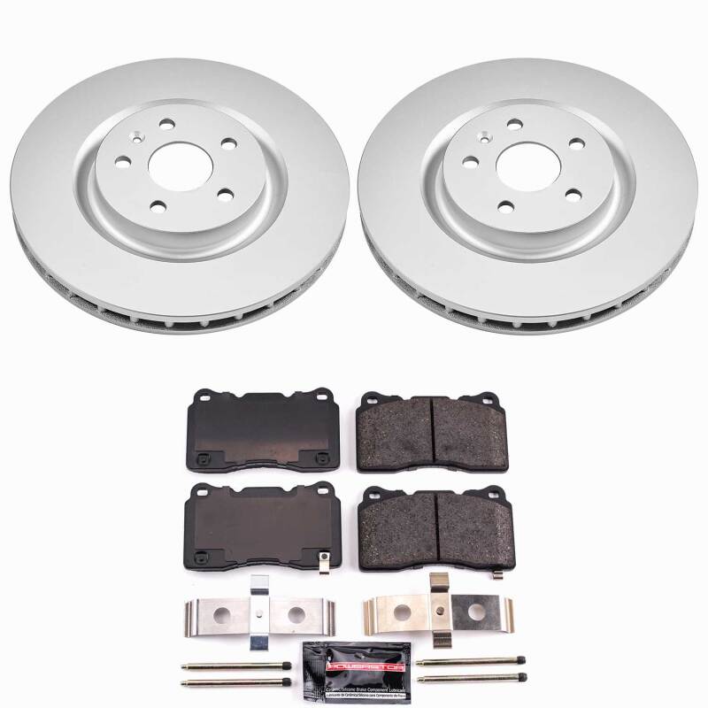 Power Stop 12-13 Buick Regal Front Z23 Coated Brake Kit