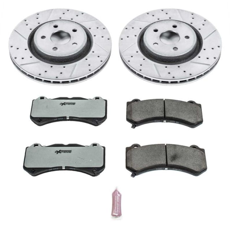 Power Stop Z26 Street Brake Kit — Fits 2012-2020 Jeep Grand Cherokee Front