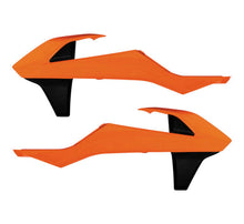 Cargar imagen en el visor de la galería, Acerbis 16-19 KTM 125-450 SX/ SX-F/ XC-F /XC/XC-W/ EXC Radiator Shroud - 16 Orange/Black