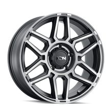 Load image into Gallery viewer, ION Type 146 17x9 / 8x170 BP / 0mm Offset / 125.2mm Hub Matte Black W/Machined Dart Tint Wheel