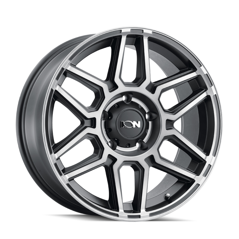 ION Type 146 17x9 / 8x165.1 BP / 0mm Offset / 125.2mm Hub Matte Black W/Machined Dart Tint Wheel