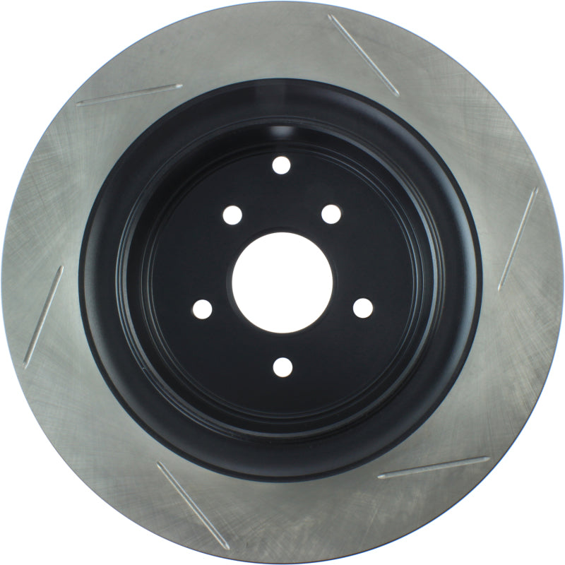 StopTech Power Slot Slotted Rear Right Rotor — Fits 2009-2013 Infiniti FX50