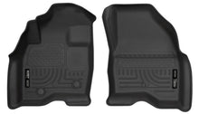 Cargar imagen en el visor de la galería, Husky Liners 15-17 Ford Explorer WeatherBeater Black Front Floor Liners