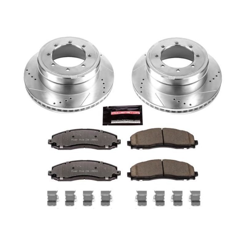 Power Stop Z36 Truck & Tow Rear Brake Kit - 2013-2022 Ford F-350 Super Duty