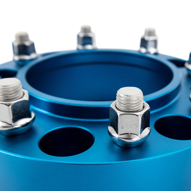 Mishimoto Wheel Spacers - 6x139.7 - 93.1 - 50mm - M12 - Blue (BNWS-001-500BL)
