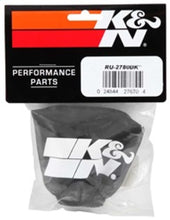 Load image into Gallery viewer, K&amp;N Air Filter Wrap Black Oval Tapered 3.75in Base I/S Width x 2.5in Top I/S Width x 2.75in H