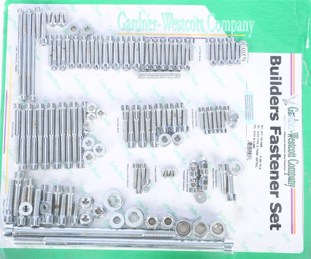 Gardnerwestcott BIG Twin Builder SET 08-12 Fxcw and Fxcwc Models (P-GW-73-A)