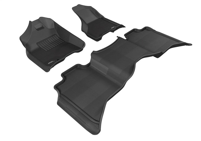 3D MAXpider 09-12 Dodge Ram 1500 Crew Cab / 2500 / 3500 Crew Cab Kagu Black Full Set (1 EYELET)