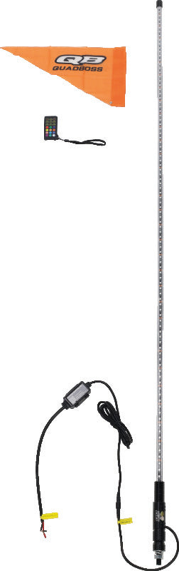 QuadBoss Qb 6Ft Clear Sngle Whip Bt