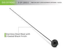 Cargar imagen en el visor de la galería, DV8 Offroad 1997-06 Jeep TJ Replacement Antenna Black