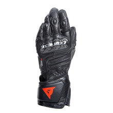 Cargar imagen en el visor de la galería, Dainese Carbon 4 Long Leather Gloves Black/Black/Black - Small