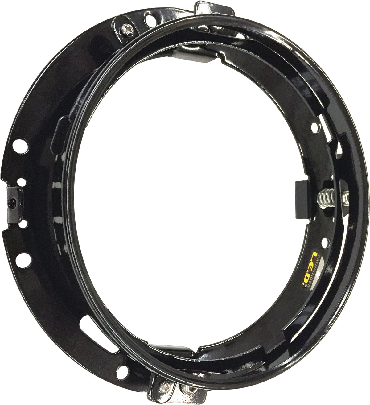 Pathfinder Adapter Ring and Wiring Harness Mounting Bracket BLK (HD7R2B)