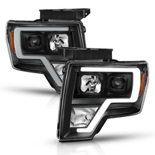 Cargar imagen en el visor de la galería, ANZO 2009-2014 Ford F-150 Projector Light Bar H.L Black Amber