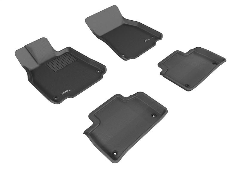 3D MAXpider 07-12 Lexus LS460 Kagu Black Full Set