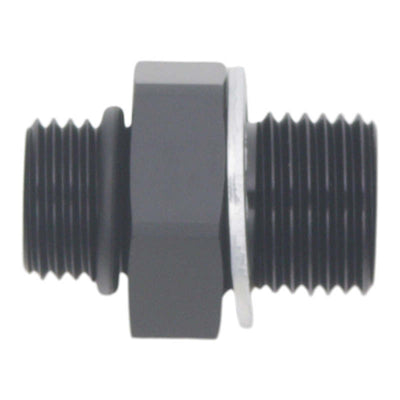 DeatschWerks 6AN ORB Male to M16 X 1.5 Metric Male Fitting - Anodized Matte Black
