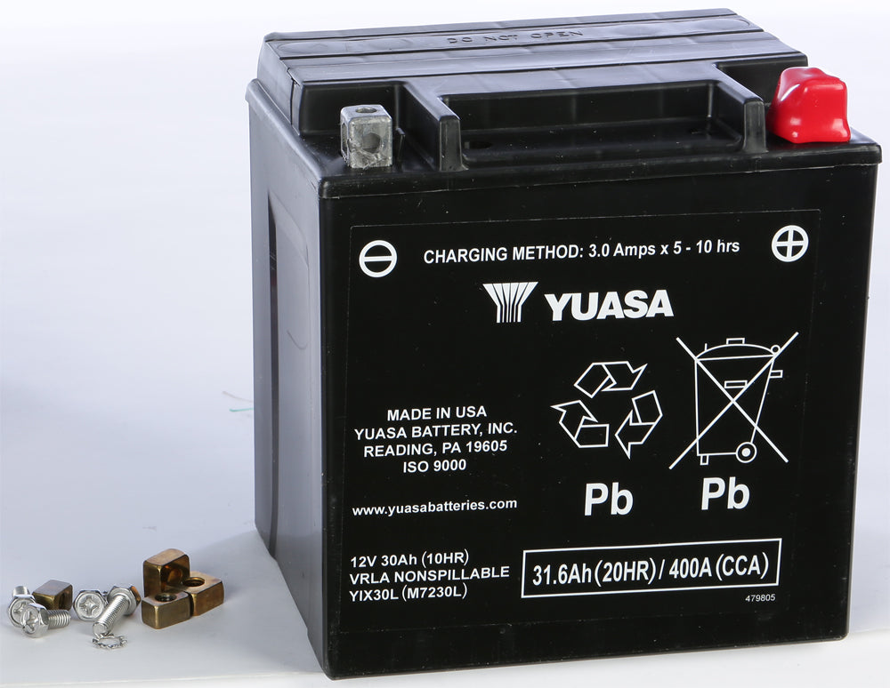 Yuasa Battery YIX30L Sealed Factory Activated (YUAM7230L)