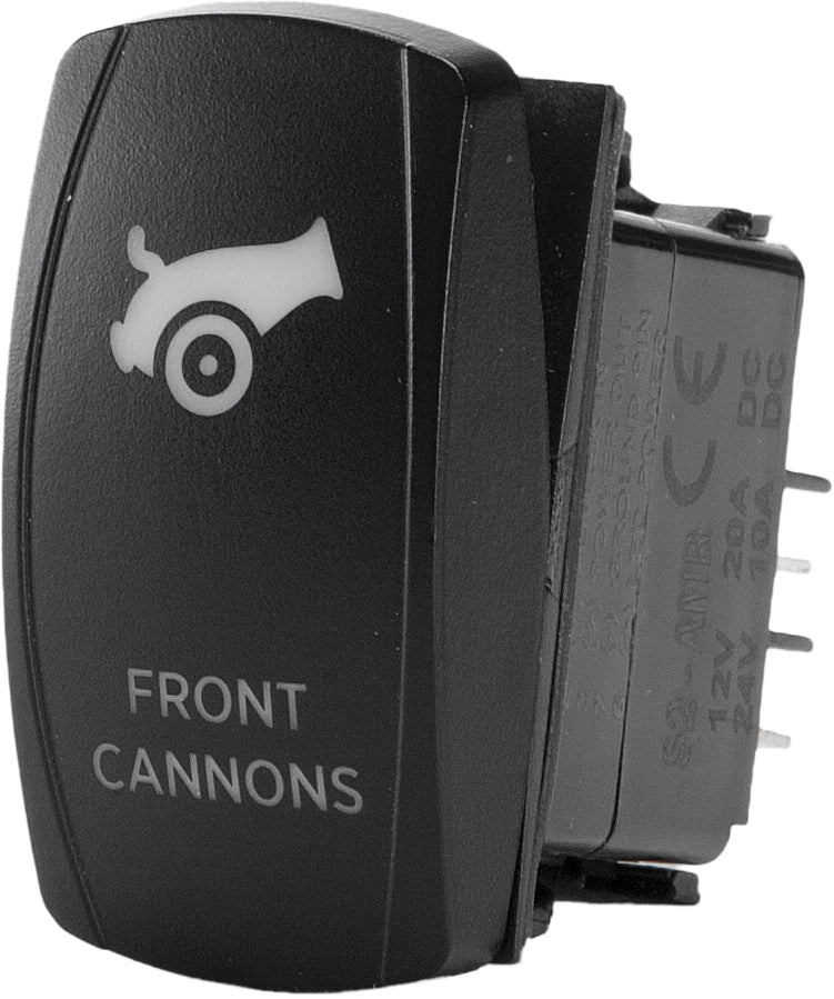 FLIP Front Cannons Dash Switch PRO Series Backlit (SC2-AMB-A31)